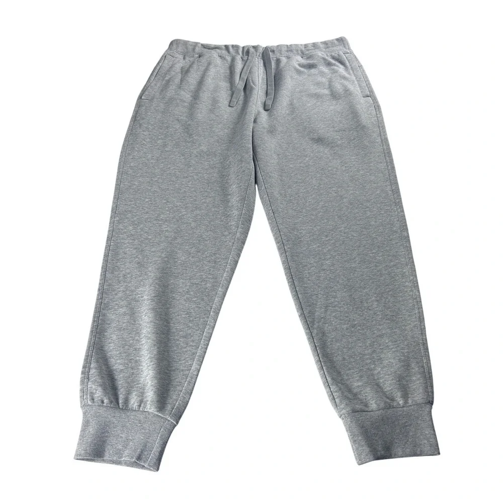 Members Mark Mens Newport Fleece Jogger XL Heather Gray Athletic Sweatpants‎ NEW